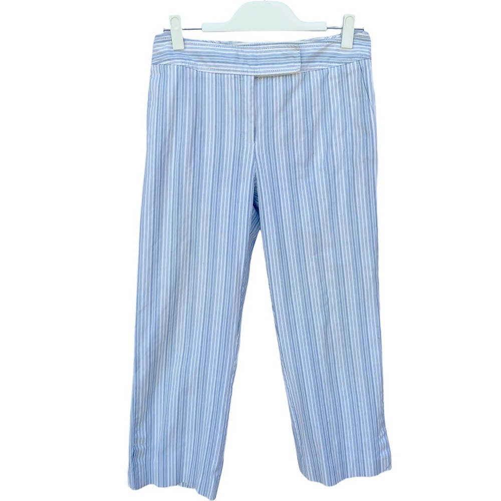Ann Taylor Stripped Crop Pants